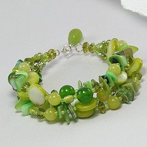 2 for 50$:  Lemon Quartz, Pearls  Bracelet